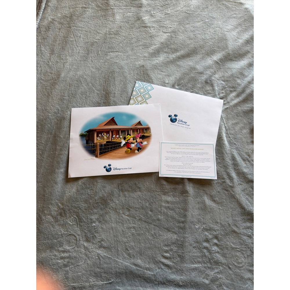 Disney Vacation Club Mickey Minnie Bungalow Buddies Don Williams - B0000